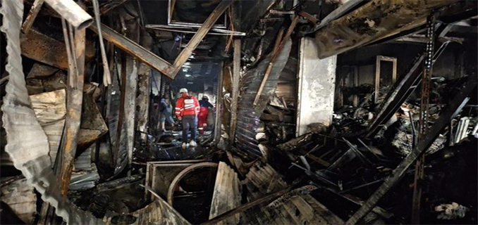 Kebakaran 20 Kios Pasar Anyar Bogor Diduga dari Toko Kelontong