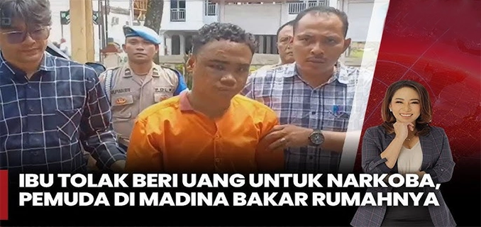Madina Bakar Rumah Polisi Tangkap 5 Terduga Bandar Narkoba