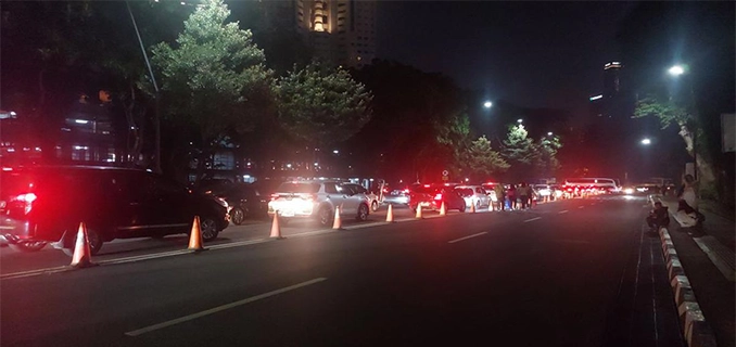 Natal Tiberias di GBK Selesai Arus Balik Picu Macet di Senayan