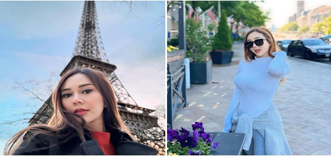 Potret Menarik Aura Kasih Saat Liburan Gaya & Fashion