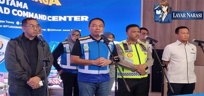 Arus Balik ke Jakarta Malam Ini Landai Contraflow Tak Digunakan
