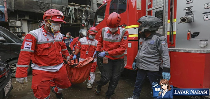 Kebakaran Rumah di Tanjung Barat Jaksel 1 Orang Tewas