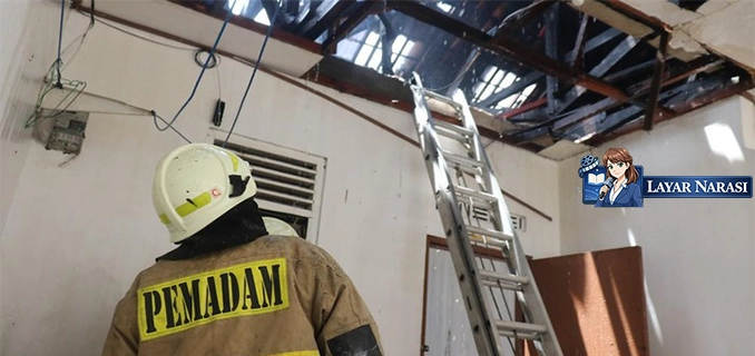 Korsleting Listrik Picu Kebakaran Rumah & Kontrakan Cipinang