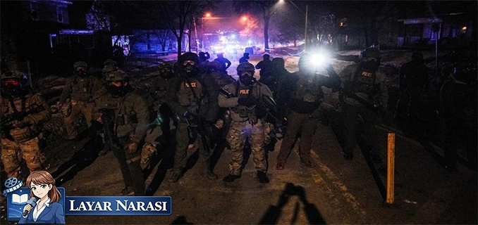 Situasi Kian Memanas Minneapolis Utara Dijaga Ketat