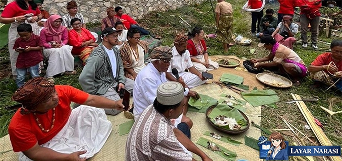 Pandji Ritual Minta Maaf ke Leluhur Toraja